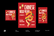 Red Chinese New Year Flyer, a Flyer Template by Neermana (Thumbnail 1 of 4)