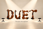 Violin Harmony Font, a Serif Font by Handmadefont (Thumbnail 5 of 15)
