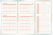 2026 Monthly Organizer Printable, a Stationery Template by Designmela01 (Thumbnail 5 of 8)