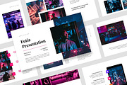 Futia : Neon Colors Powerpoint, a Presentation Template by Punkl Camp (Thumbnail 1 of 9)