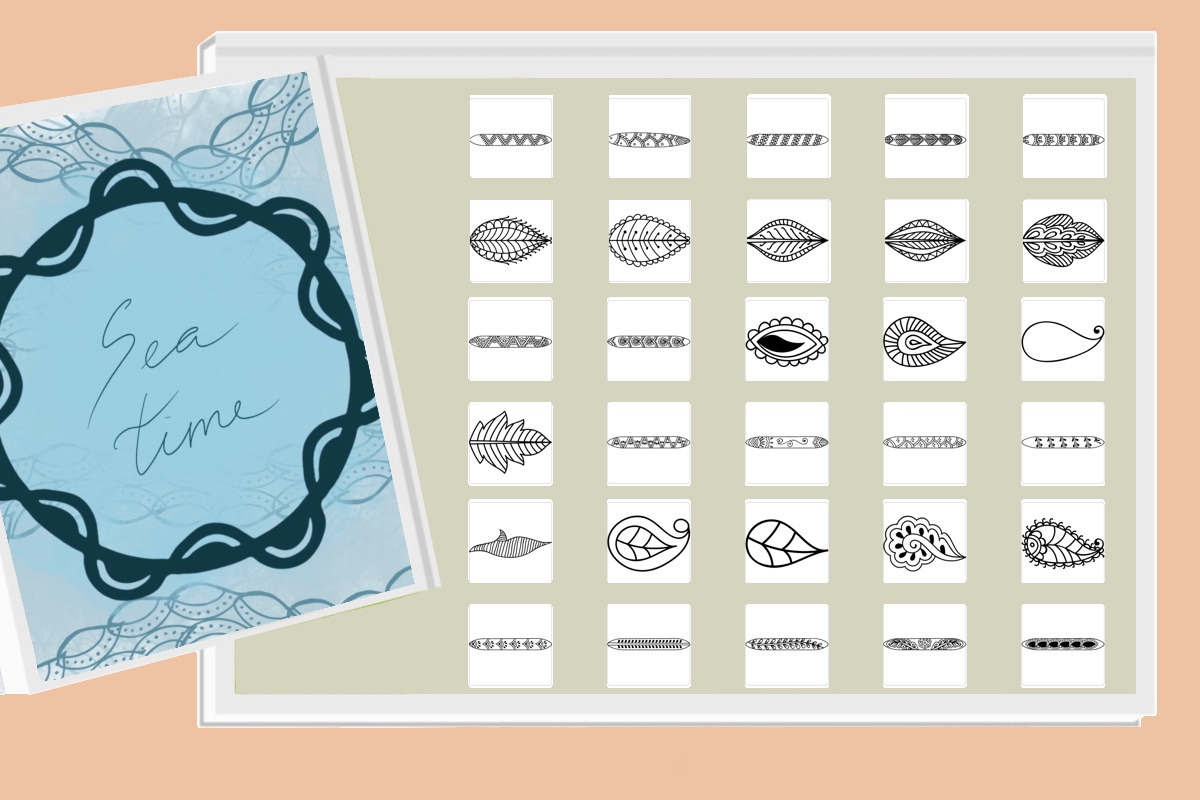 Boho chic design brushes Early bird, a Brush Add-On by Big Bundles Shop (Photo 32 of 36)
