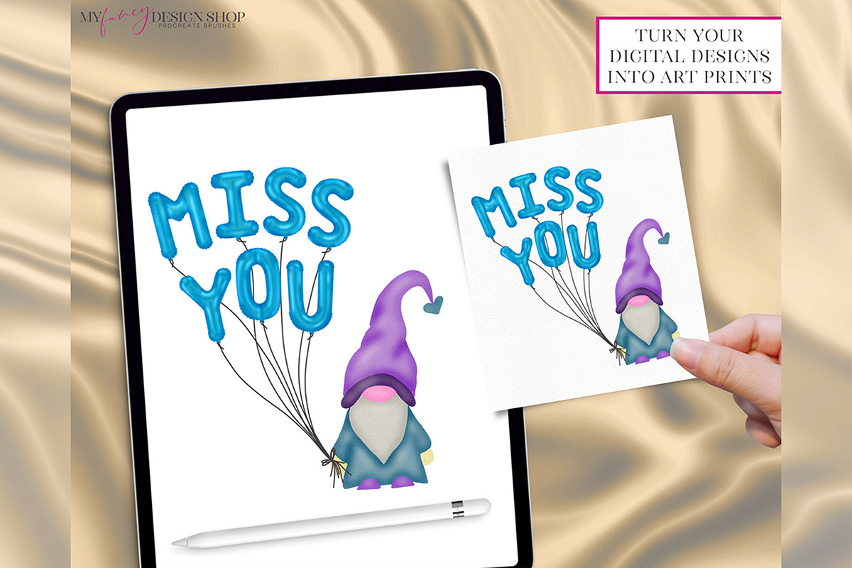 Balloon Letter Procreate Builder Set, a Brush Add-On by My Fancy Design Shop (Photo 5 of 10)