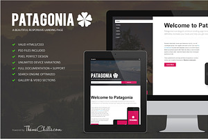 Patagonia Responsive Landing Page