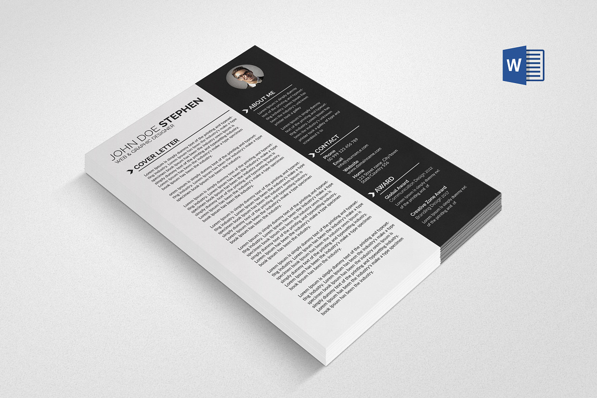 Resume/CV, a Resume Template by graphicforest (Photo 5 of 5)