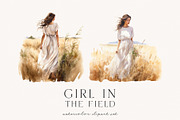 Girl In The Field, a Person Illustration by PeDe Designs (Thumbnail 6 of 6)