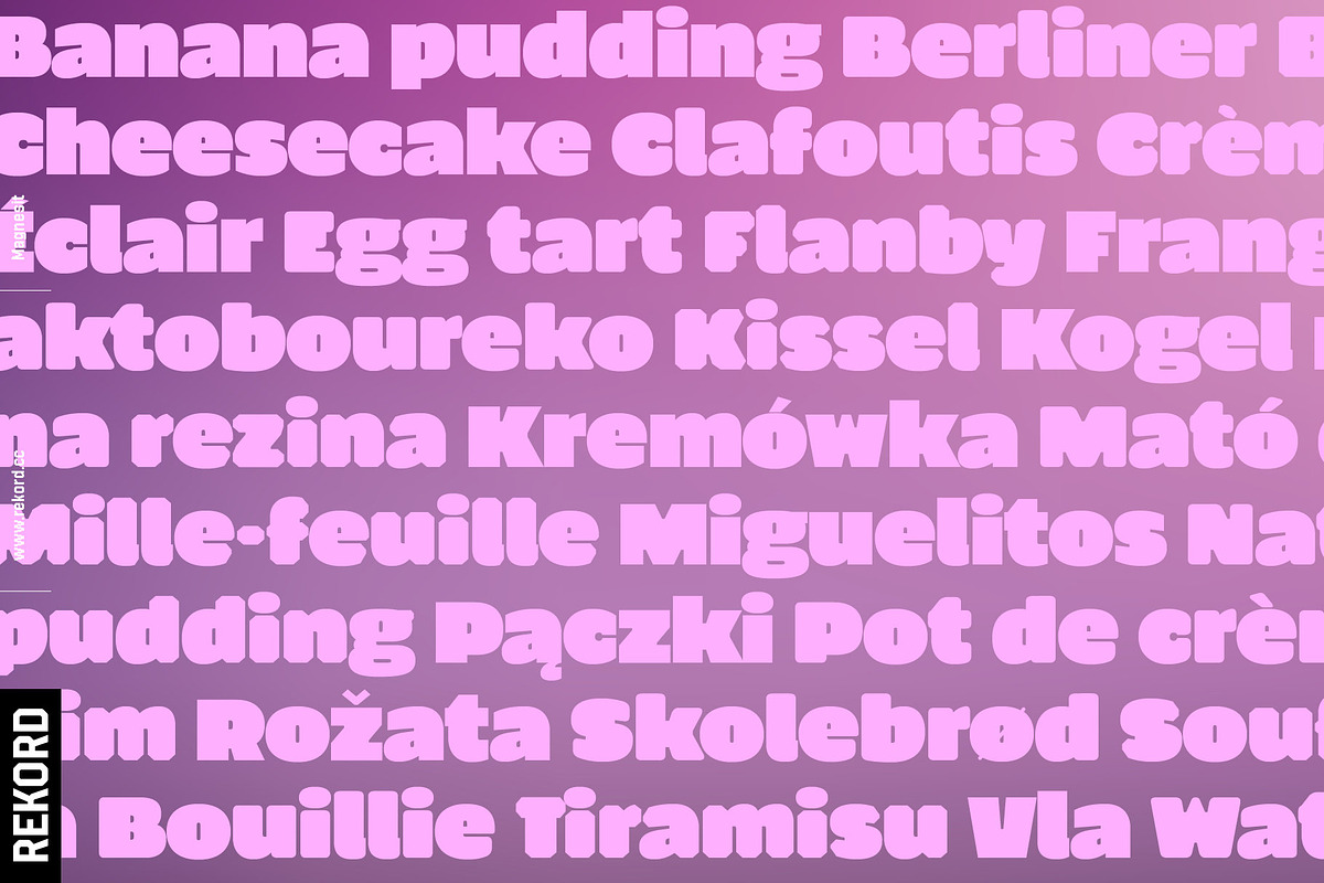 Magnesit: Ultra Bold Fonts, a Sans Serif Font by REKORD (Photo 6 of 14)