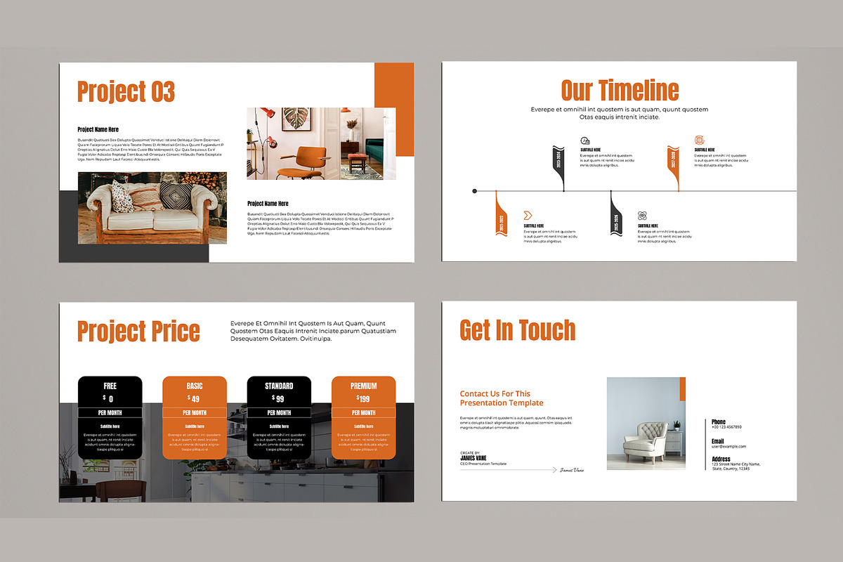 Interior Design Presentation, a Presentation Template by MightyDesign (Photo 5 of 8)
