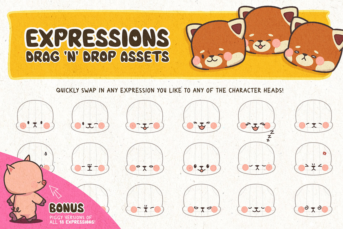 Cute Comic Creator for Affinity, a Brushes & More by Green Room Media (Photo 9 of 25)