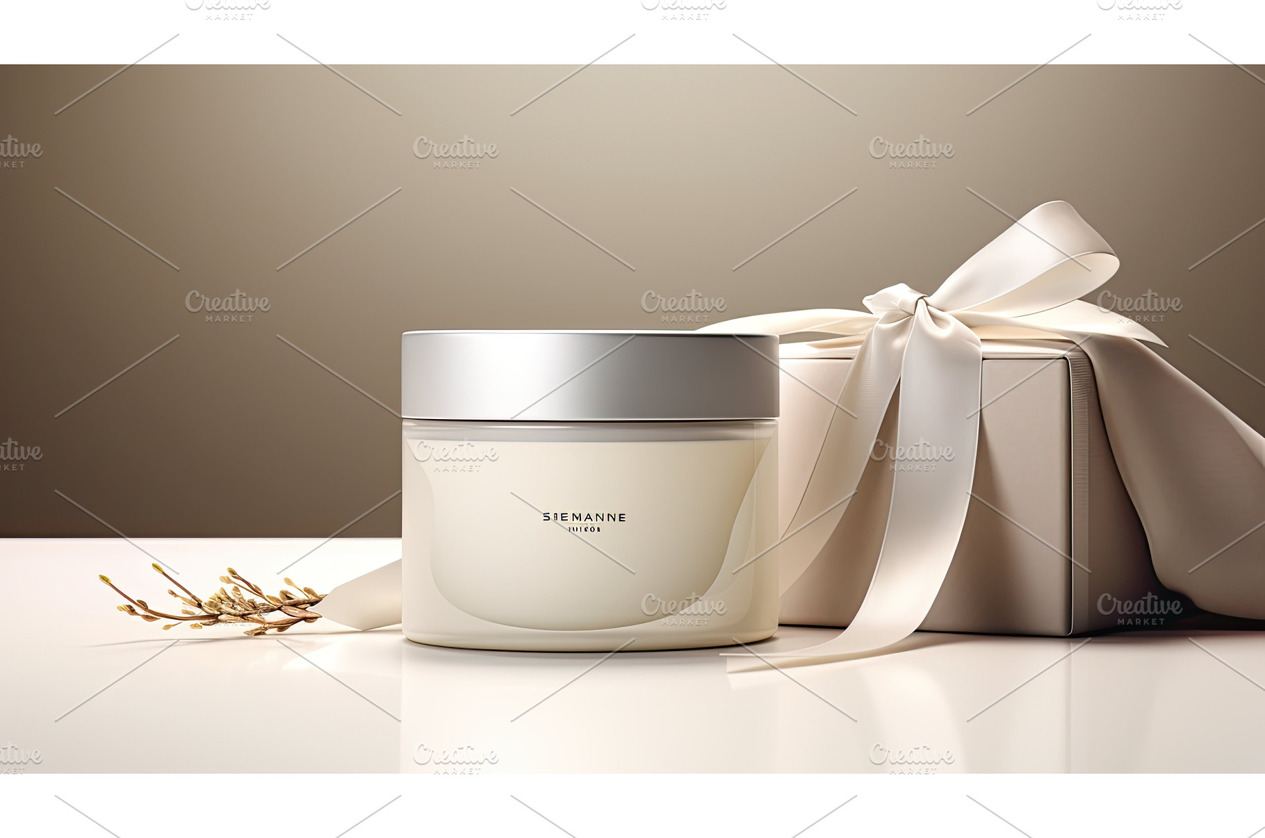 skincare cream package ai generated, a Background Photo by pikepicture