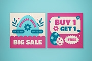 Easter Sale Banner, an UI Kit Template by graphicook (Thumbnail 3 of 5)