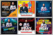 150+ Church Flyers Bundle, a Flyer Template by AfzaalGraphics (Thumbnail 16 of 18)
