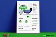 Online Course Flyer Template, a Flyer Template by MightyDesign (Thumbnail 1 of 8)