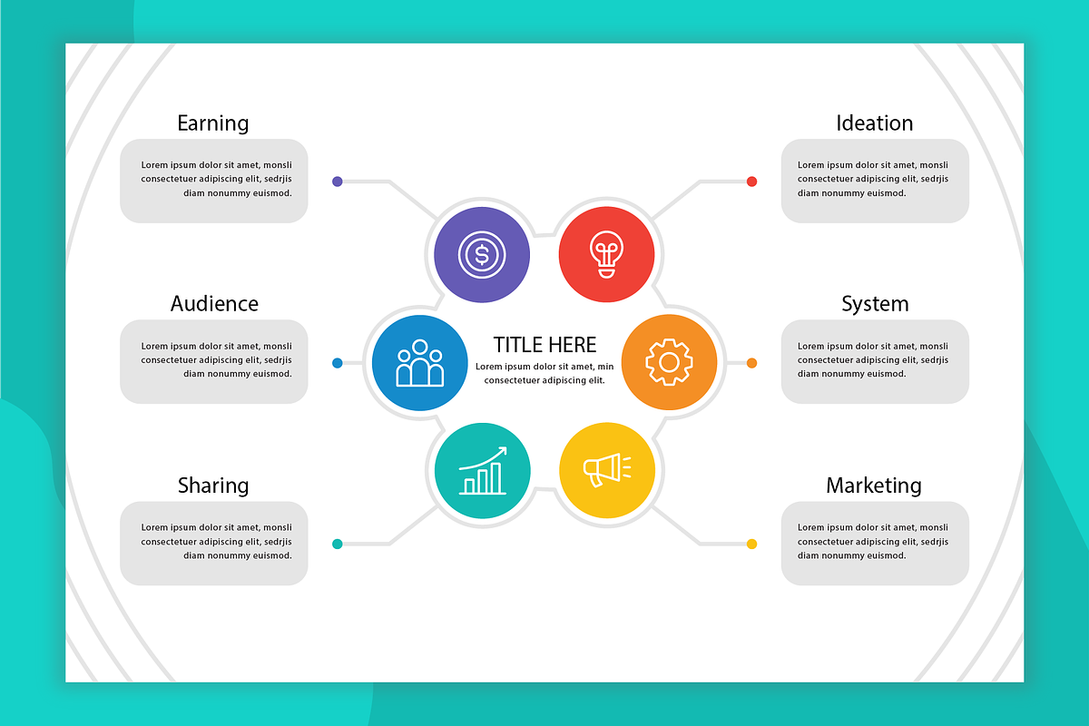 Circle Infographic Template, a Templates & Theme by Bartama Graphic (Photo 4 of 4)