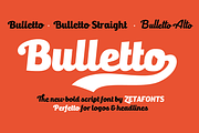 Bulletto - 5 fonts, a Script Font by Zetafonts (Thumbnail 1 of 10)