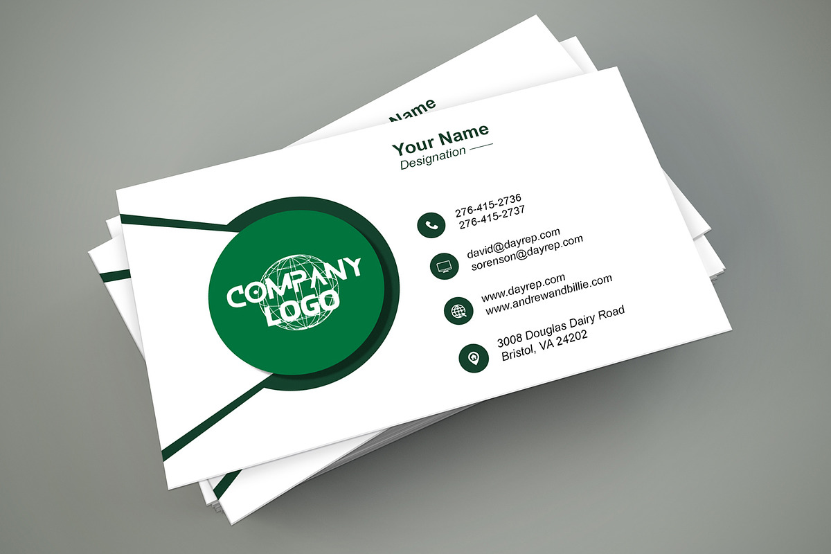 Freelancer Business Card Template PSD preview 6