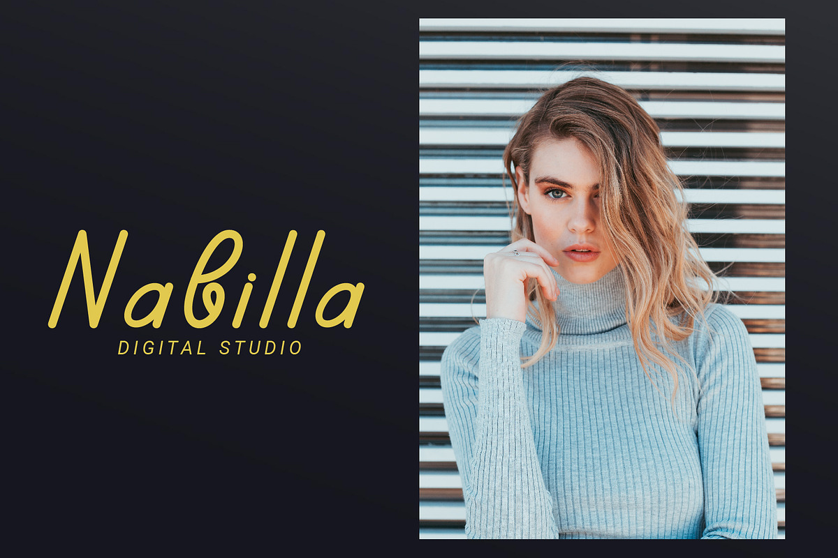Natadon | Monoline Font, a Script Font by JprintStudio (Photo 2 of 6)