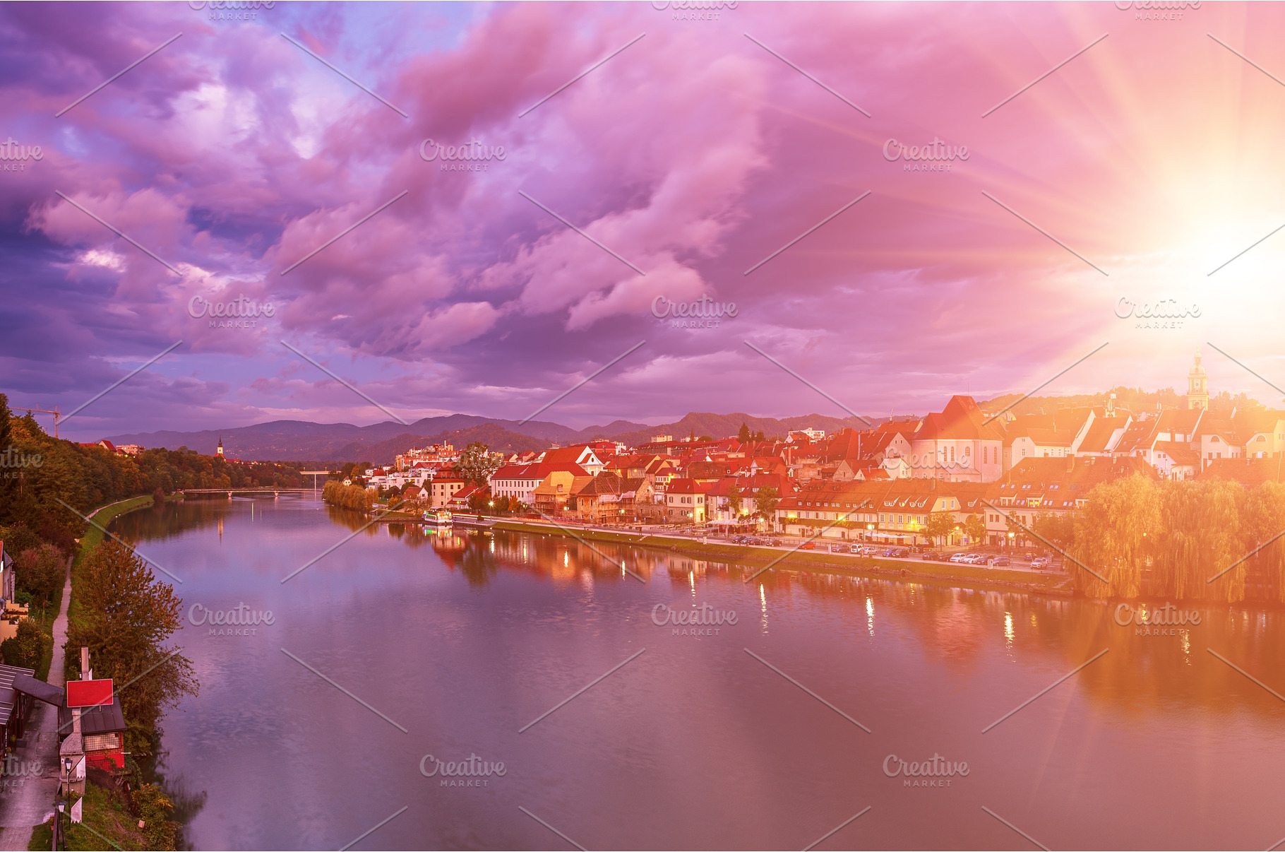 Sunrise at Maribor, an Architecture Photo by Nature and travel