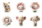 Whimsical spring clipart, an Illustration by SinaCreation (Thumbnail 5 of 11)