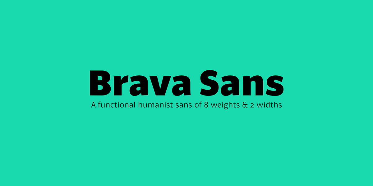 Brava Sans, a Sans Serif Font by Rafael Jordan (Photo 1 of 5)