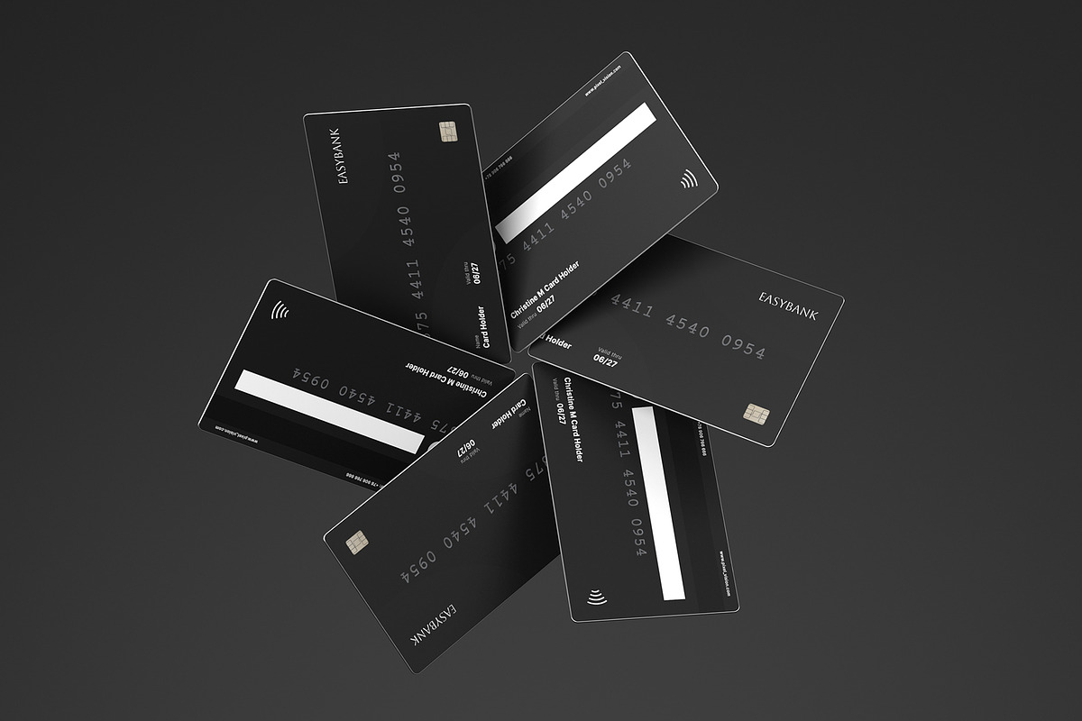 Credit Card Mockup, an Advertising Mockup by Pixel_Vision_Store (Photo 6 of 6)