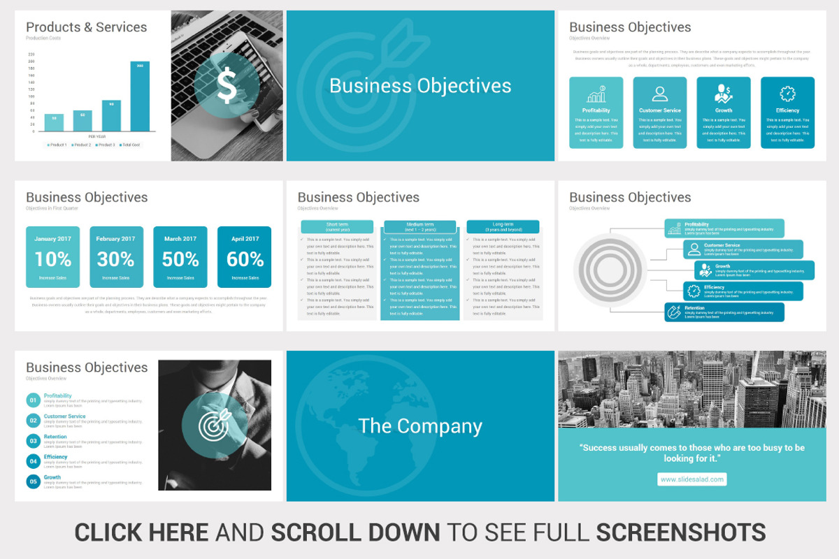 Business Plan PowerPoint Template, a Presentation Template by SlideSalad (Photo 9 of 50)