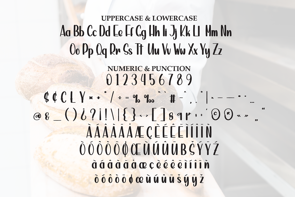 Chubby Bakery | Script Font, a Script Font by Scratchones (Photo 7 of 9)