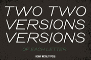Letterpress Cognito, a Sans Serif Font by Heavy Metal Type Co. (Thumbnail 4 of 5)
