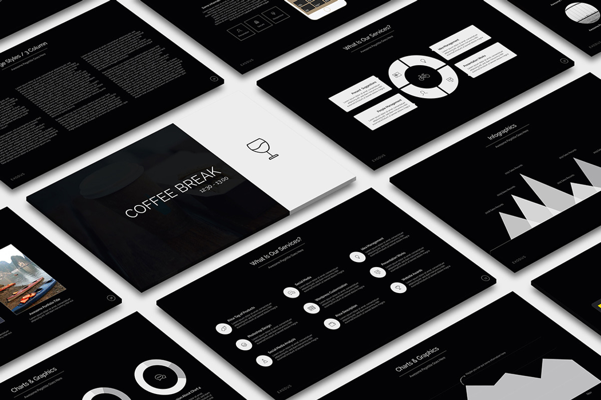10 Powerpoint Bundle, a Presentation Template by PreFactory (Photo 2 of 11)