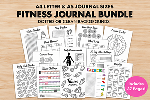 Fitness Journal Bundle