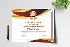 Modern Certificate Design Template