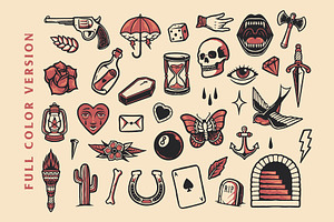 OLD SCHOOL TATTOO FLASH COLLECTION