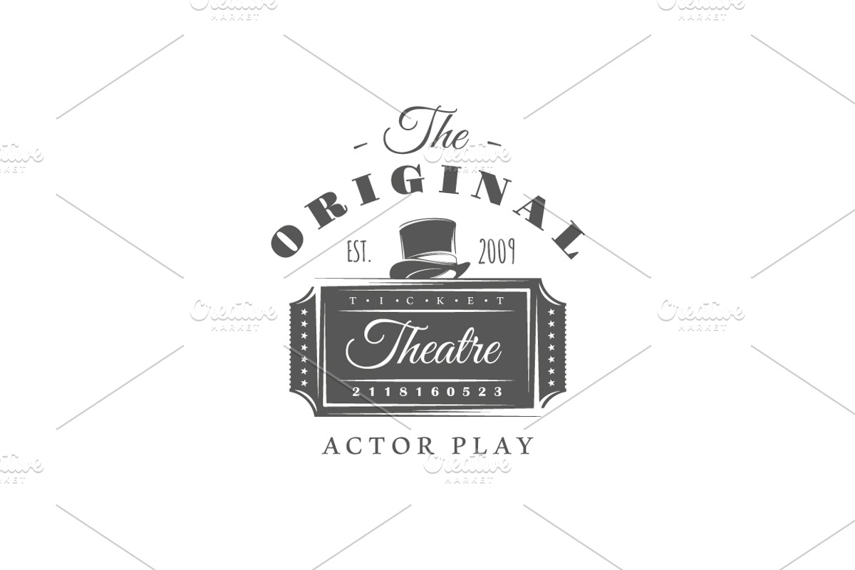 27 Theatre logos templates, a Branding & Logo Template by Art Design (Photo 20 of 38)