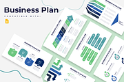 Business Plan Google Slide Templates, a Presentation Template by Slidesmash (Thumbnail 1 of 4)