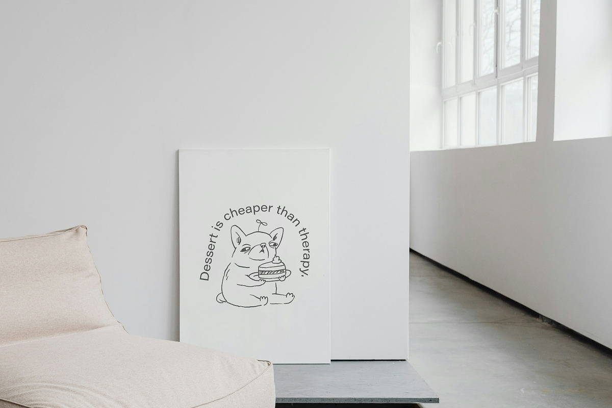 Silly Dogs hand drawn prints, an Illustration by Anastasiya Klempach (Photo 5 of 10)
