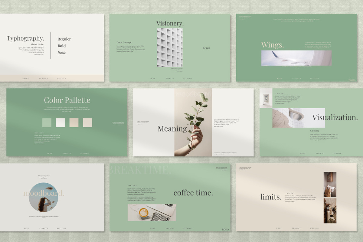 Logia - Brand Guidelines, a Presentation Template by Secret Visual (Photo 2 of 8)