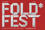 Origami - Folded Paper Font, a Font by AndrewPixelType (Thumbnail 3 of 7)