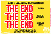Cosmic Monster - Faux Ligature Font, a Sans Serif Font by Remedy667 (Thumbnail 7 of 9)