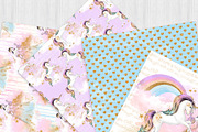 Princess and Unicorns Paper Pack, a Pattern Graphic by Frou Fou Craft (Thumbnail 3 of 4)