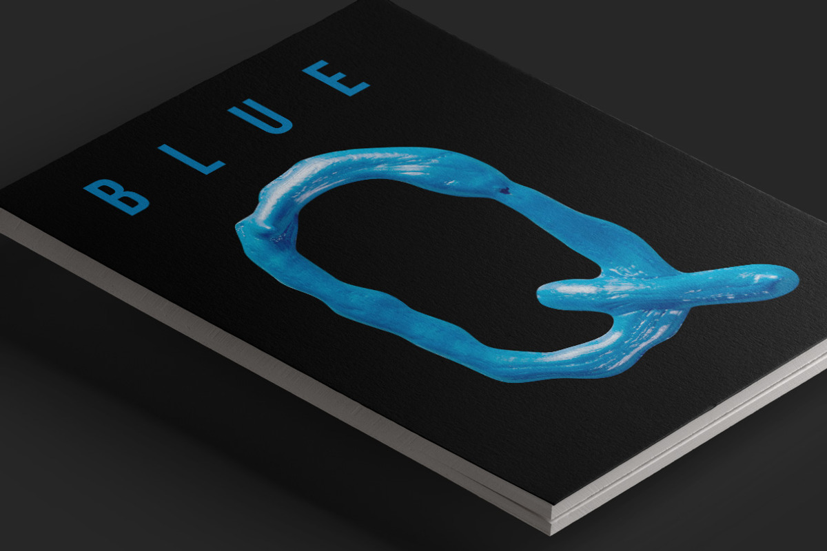 Oil Blue Font, a Font by Handmadefont (Photo 6 of 9)