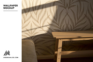 Wallpaper Mockup - Side Table