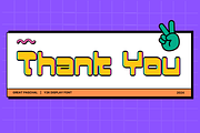 Great Paschal - Y2k Display Font, a Sans Serif Font by Sronstudio (Thumbnail 14 of 14)