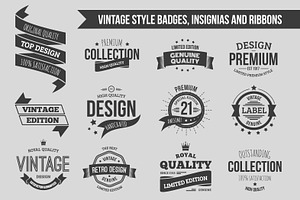 Vintage Insignias And Badges