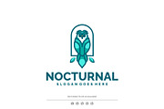 Owl Bird Mascot Logo Design, a Branding & Logo Template by Artnivora.Std (Thumbnail 1 of 3)