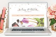 Beauty Blogger Toolkit, a Templates & Theme by DesignsByMissM (Thumbnail 2 of 2)