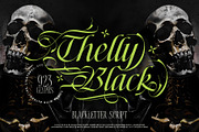 Thelly Black Typeface, a Blackletter Font by alit design (Thumbnail 1 of 17)