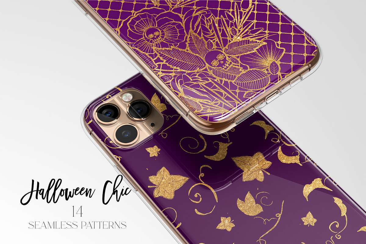 Halloween Fashion Witch Patterns, a Pattern Graphic by KaramfilaS (Photo 3 of 22)
