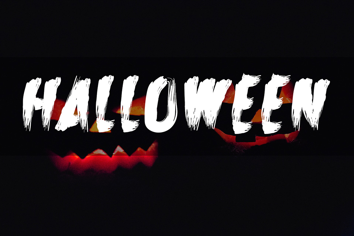 Zombie Attack Halloween Font, a Font by vladocar (Photo 6 of 8)