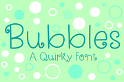 Bubbles, a Serif Font by Carrtoonz (Thumbnail 1 of 4)