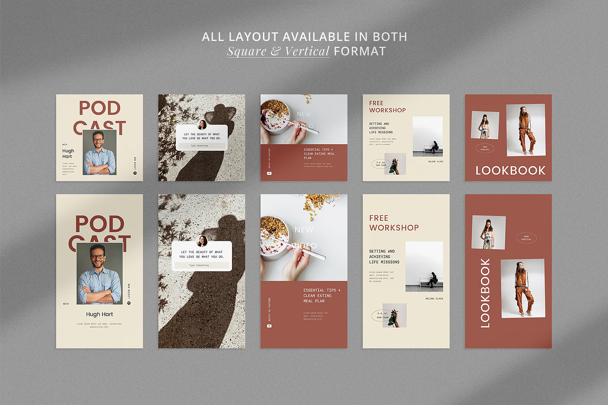 Influencer Instagram Pack | PS CANVA, a Social Media Template by Visuel Colonie® (Photo 9 of 18)