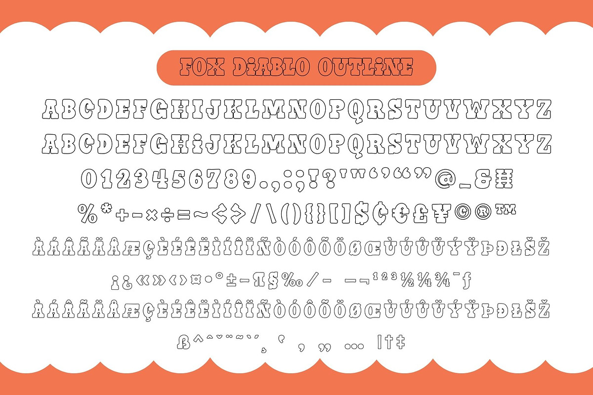 Fox Diablo 5 Fonts Style, a Slab Serif Font by Fox7 By Rattana (Photo 10 of 11)